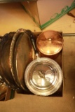 Box of Assorted Silver Plate