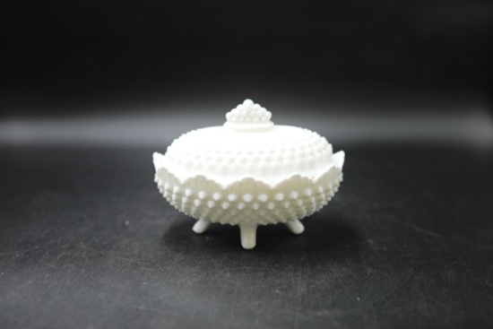 Fenton Glass Candy Dish