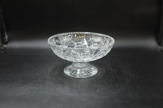 Crystal Footed Compote