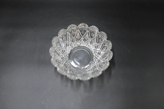 Fine Cut Glass Bowl