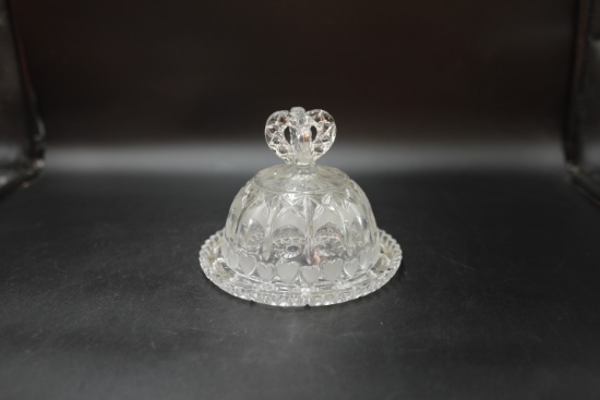 Crystal Butter Dish
