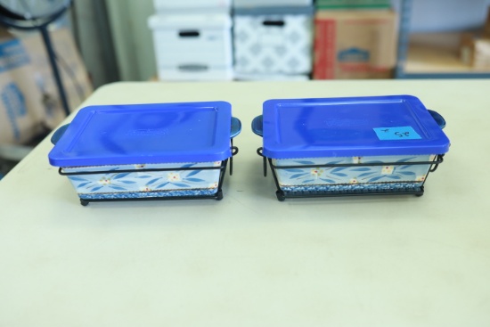 Temptations 2 Baking Dishes with Tops