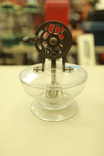 Hutchinson & New York Glass Egg Beater with Seperator