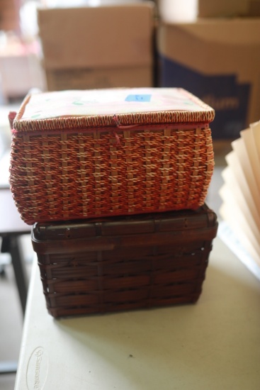 2 Sewing Boxes