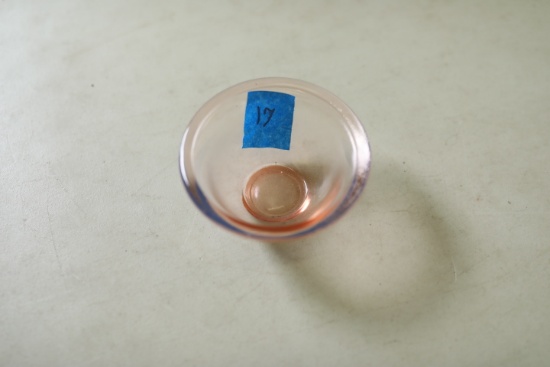 Pink Depression Glass Bowl