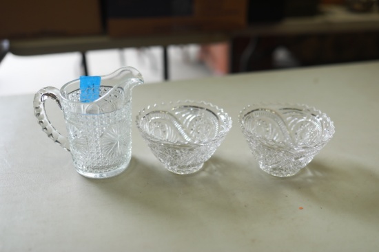 Small Pitcher & 2 Bowls