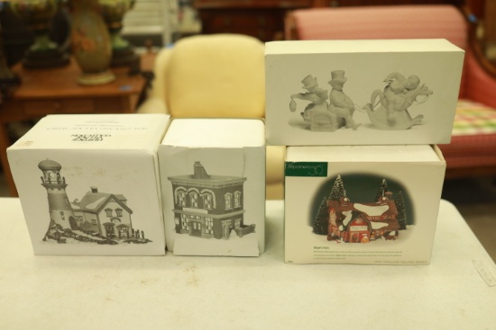 4 Department 56 Collectibles