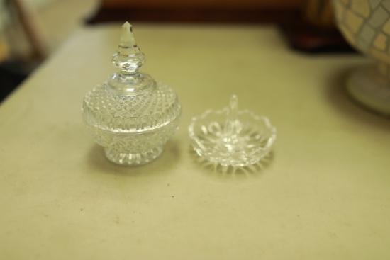 Small Covered Dish & Ring Holder