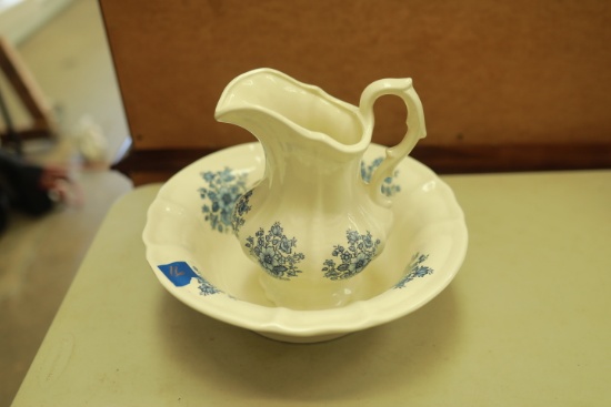 Ceramic Bowl & Pitcher