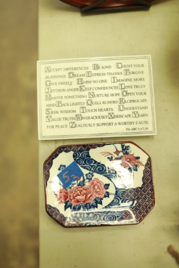 Asian Tray & Decorative Tile