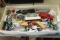 Box of Assorted Model Cars & Misc