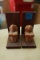 Pair of Wooden Bookends