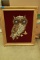 Owl Art Made from Costume Jewelry