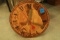 Wooden Inlaid Clock