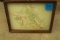 Framed Honolulu Map