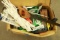 Box of Assorted Tools, Nails & hardware