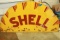 Antique Metal Shell Sign
