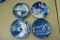 4 Royal Copenhagen Plates