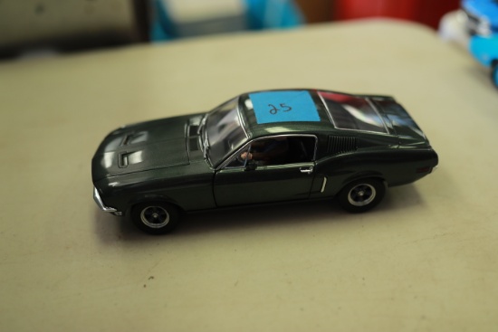 Green Light 1968 Mustang Bullet Model Car