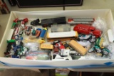Box of Assorted Model Cars & Misc