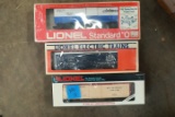 3 Lionel Train Cars
