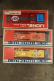 3 Lionel Train Cars