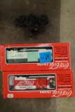 2 Coca-Cola Train Cars