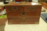Asian Teak Jewelry Box