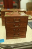 Asian Teak Jewelry Box
