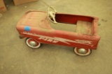 Fire Chief Metal Pedal Car