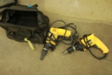 2 Dewalt Corded Drills