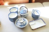Assorted Asian Blueware Pieces