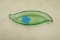 Green Depression Glass Gondola Bowl