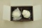 Pair of Mikasa Porcelain Shell Pattern Salt & Pepper Shakers