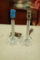 Pair of Glass Lamps