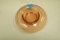 Amber Elegant Depression Glass Bowl