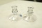 Pair of Imperial Glass Candlesticks