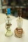 2 Vintage Glass Lamps