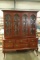 Cherry Queen Anne Style  2 Piece China Cabinet