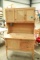Antique Oak Hoosier Style Kitchen Cabinet