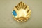 Pickard Gold Wash Leaf Tray