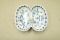 Meissen Blue Onion Pattern Divided Bowl