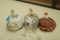 3 Pin Cushion with Porcelain Tops