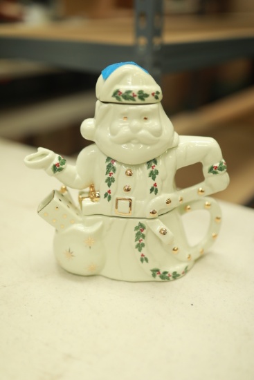 4 Piece Santa Tea Pot