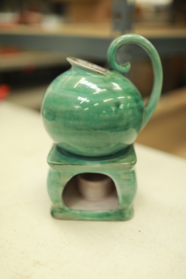Stangl Pottery Tea Pot with Warmer Base