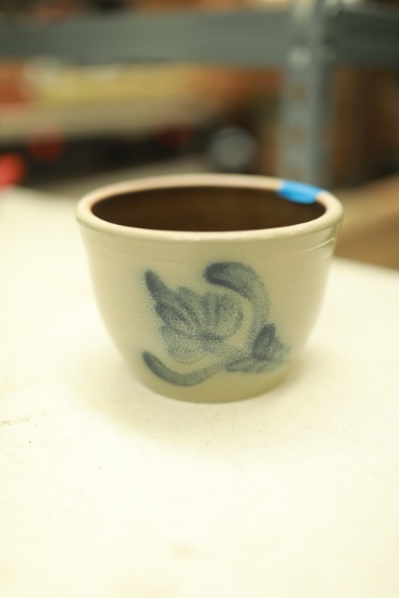 Maple City Pottery Blue Glazed Mixing Bowl