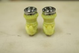 Glass Bird Salt & Pepper Shakers