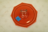 Deco Era Center Handled Cake Plate