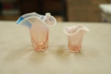 2 Art Glass Vases