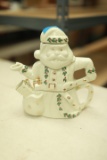 4 Piece Santa Tea Pot